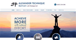 Desktop Screenshot of alexandertechniqueconsultant.com